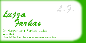 lujza farkas business card